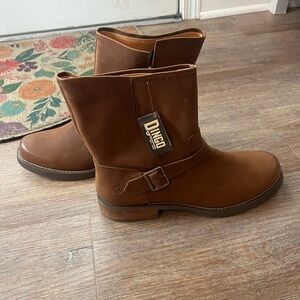 Dingo Casey Chestnut Leather Ankle Boots - Women’s
